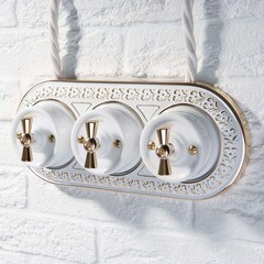 Ручка для механизма выключателя Werkel Ретро золото (a050775) - фото 2