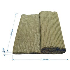 Лист базальтовый ОБМ 5х500х1200 мм 1,2 кв.м - фото 4