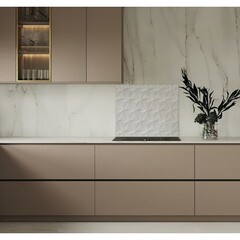 Панель стеновая закаленное стекло для кухни 500х600х4 мм рельефный узор - фото 2