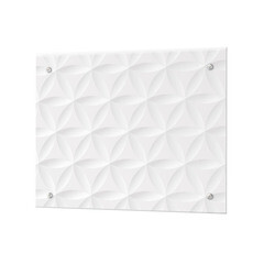 Панель стеновая закаленное стекло для кухни 500х600х4 мм рельефный узор - фото 1