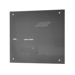 Панель стеновая закаленное стекло для кухни 600х600х4 мм темно-серая - фото 1