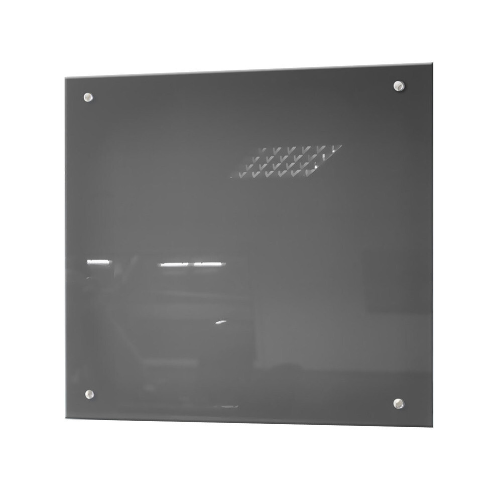Панель стеновая закаленное стекло для кухни 600х600х4 мм темно-серая