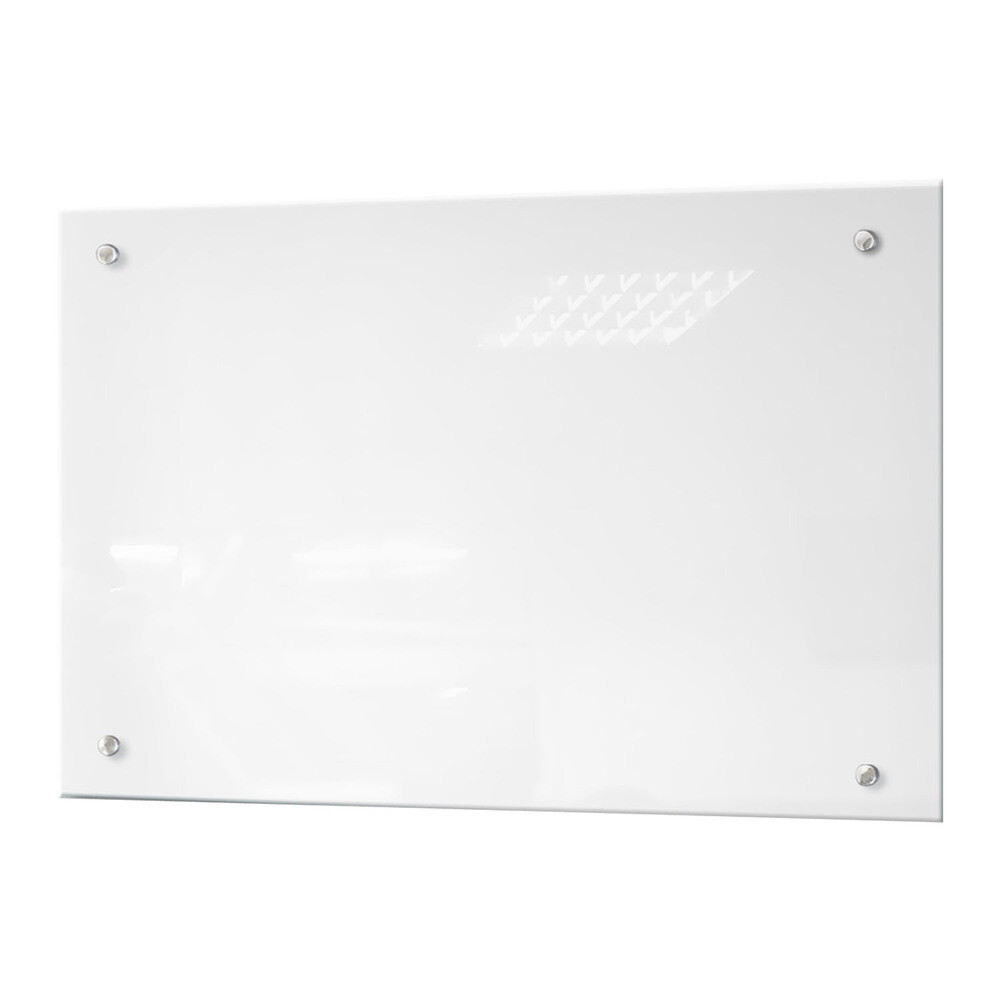 Панель стеновая закаленное стекло для кухни 900х600х4 мм белая