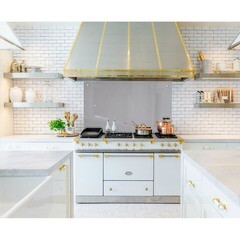 Панель стеновая закаленное стекло для кухни 900х500х4 мм серая - фото 2