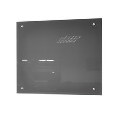 Панель стеновая закаленное стекло для кухни 550х600х4 мм темно-серая - фото 1