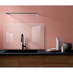 Панель стеновая закаленное стекло для кухни 900х500х4 мм прозрачная - фото 2