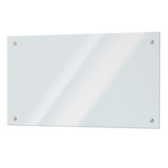 Панель стеновая закаленное стекло для кухни 900х500х4 мм прозрачная - фото 1