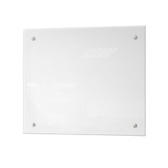 Панель стеновая закаленное стекло для кухни 550х600х4 мм белая - фото 1