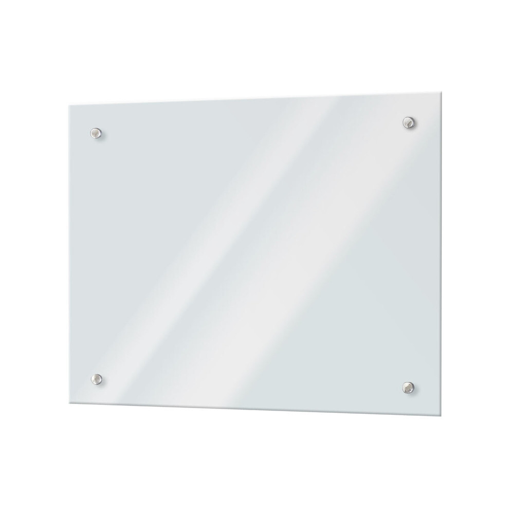 Панель стеновая закаленное стекло для кухни 500х600х4 мм прозрачная