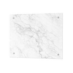 Панель стеновая закаленное стекло для кухни 500х600х4 мм мрамор белый - фото 1