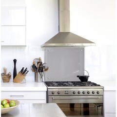 Панель стеновая закаленное стекло для кухни 500х600х4 мм серая - фото 2