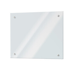 Панель стеновая закаленное стекло для кухни 550х600х4 мм прозрачная - фото 1