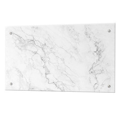 Панель стеновая закаленное стекло для кухни 900х500х4 мм мрамор белый - фото 1