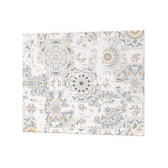 Панель стеновая закаленное стекло для кухни 500х600х4 мм винтажная майолика - фото 1