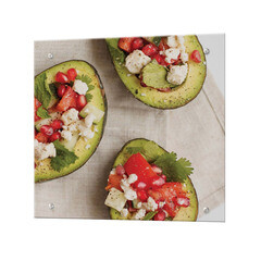 Панель стеновая закаленное стекло для кухни 600х600х4 мм авокадо - фото 1