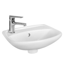 Раковина-мини Jika Lyra 40 см левая подвесная белая (152710001059/8.1527.1.000) - фото 5