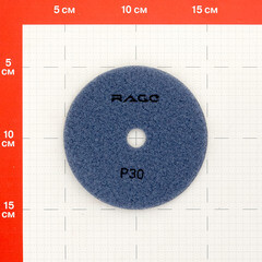 Круг алмазный шлифовальный по камню Rage by Vira гибкий d100 мм P30 для сухого шлифования - фото 4