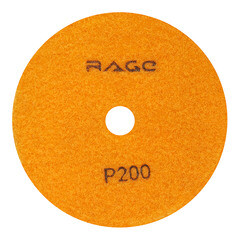 Круг алмазный шлифовальный по камню Rage by Vira гибкий d100 мм P200 для сухого шлифования - фото 4