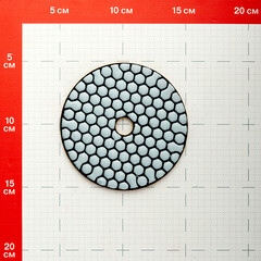 Круг алмазный шлифовальный по камню Rage by Vira гибкий d100 мм P200 для сухого шлифования - фото 2