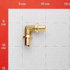 Угол Tece 16 х 16 мм латунь (767016) - фото 2