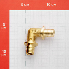 Угол Tece 20 х 20 мм латунь (767020) - фото 3
