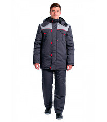 Изображение товара Куртка рабочая утепленная Delta Plus Фаворит 56-58 рост 182-188 см серая