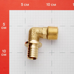 Угол Tece 25 мм х 3/4 НР(ш) латунь (767525) - фото 3