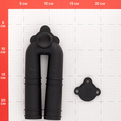 Шумоизоляция Tece для тройника углового настенного 1/2 пластиковая (718024) - фото 2