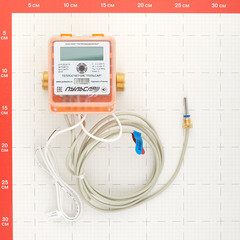 Счетчик тепла Пульсар DN15 110 мм без сгонов с импульсным выходом - фото 2