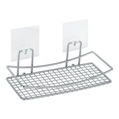 Полка для ванной Kleber Lite 250х145х120 мм металл/силикон хром (KLE-LT032/8563) - фото 1