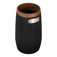 Изображение товара Стакан для ванной Fixsen Black Boom настольный пластик черный (FX-411-3)