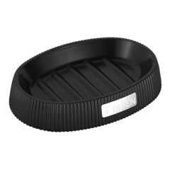 Изображение товара Мыльница для ванной Fixsen Black Boom настольная пластик черная (FX-411-4)