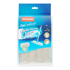 Насадка для швабры 425х143х8 мм Hausmann Cosmic микрофибра на липучке - фото 2