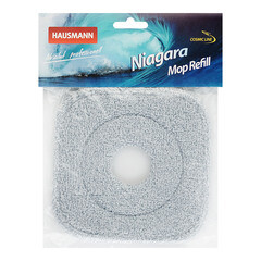 Насадка для швабры 225х225х5 мм Hausmann Cosmic микрофибра на липучке - фото 3