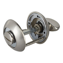 Фиксатор круглая розетка белый никель/хром - фото 4