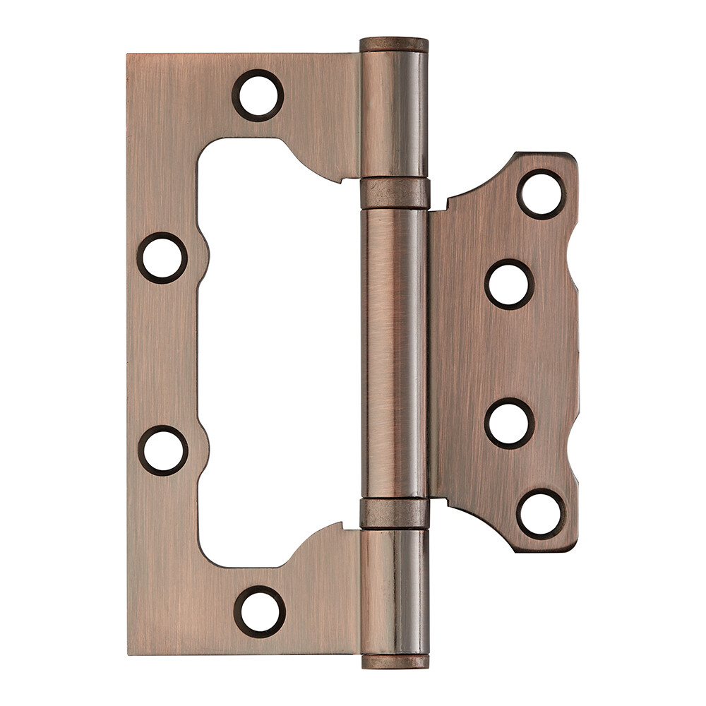 Изображение товара Петля бабочка универсальная неразъемная 100х75 мм медь Изображение товара Петля бабочка универсальная неразъемная 100х75 мм медь