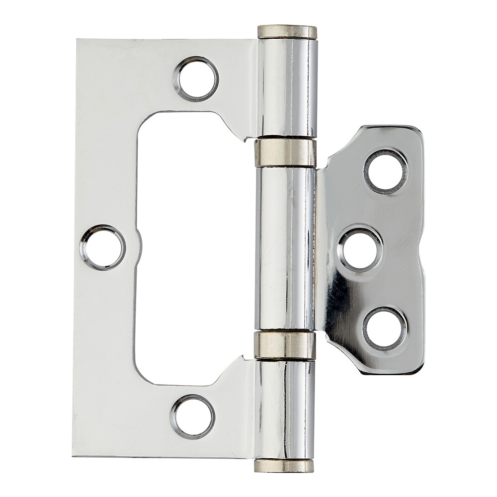 Изображение товара Петля бабочка универсальная неразъемная 75х63 мм хром Изображение товара Петля бабочка универсальная неразъемная 75х63 мм хром