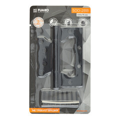 Петля Fuaro 500-2BB/BL бабочка универсальная неразъемная 100х2,5 мм черный матовый - фото 4