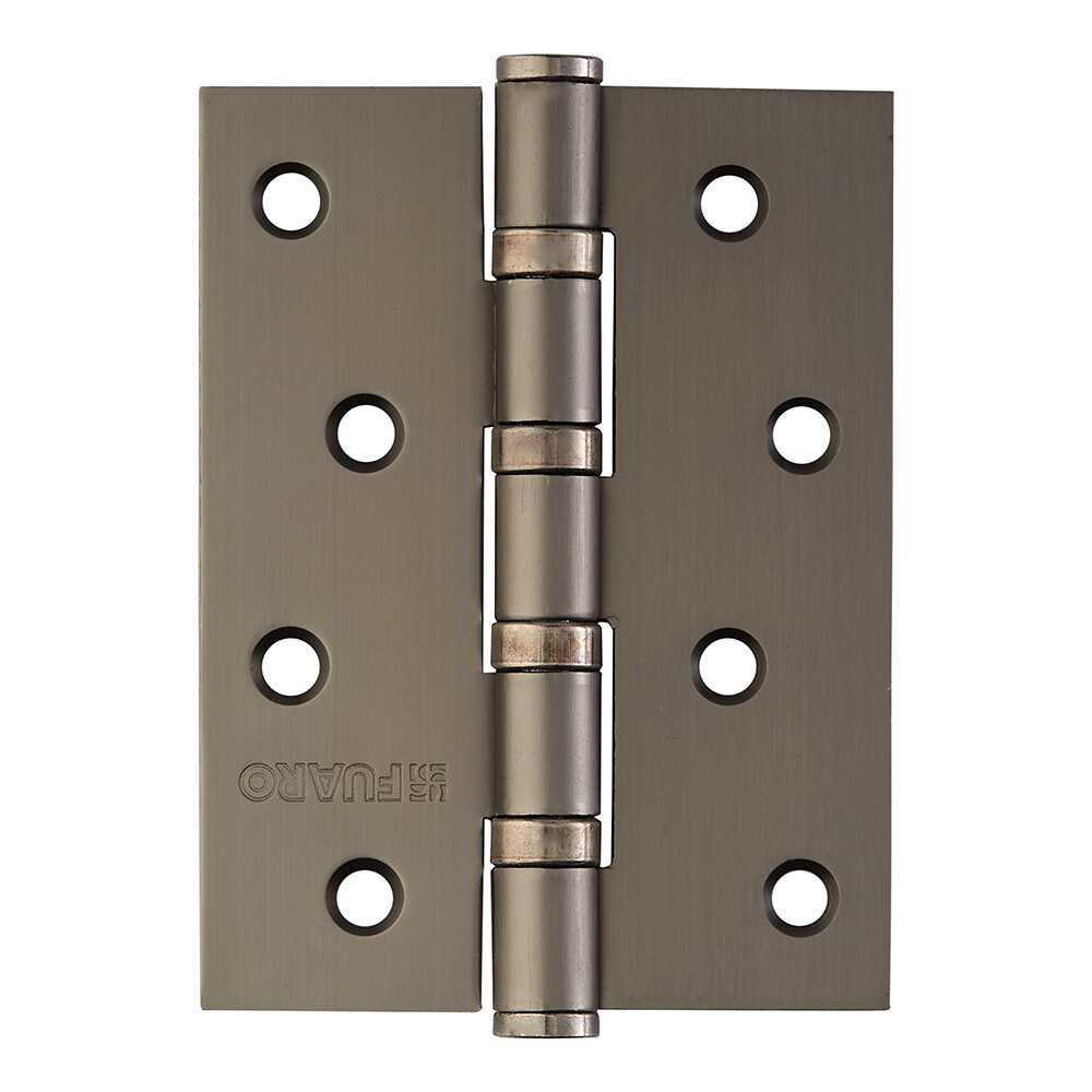 Изображение товара Петля Fuaro карточная универсальная неразъемная 100х75 мм графит Изображение товара Петля Fuaro карточная универсальная неразъемная 100х75 мм графит