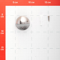 Упор дверной Punto матовый никель - фото 3