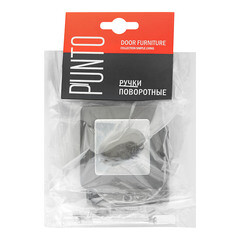 Фиксатор Punto QR GR/CP-23 квадратная розетка графит/хром - фото 5