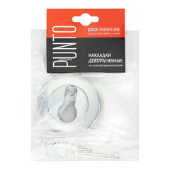 Ключевина Punto ET TL SSC-16 круглая розетка сатинированный хром - фото 3