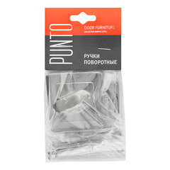 Фиксатор Punto QR SN/CP-3 квадратная розетка матовый никель/хром - фото 3