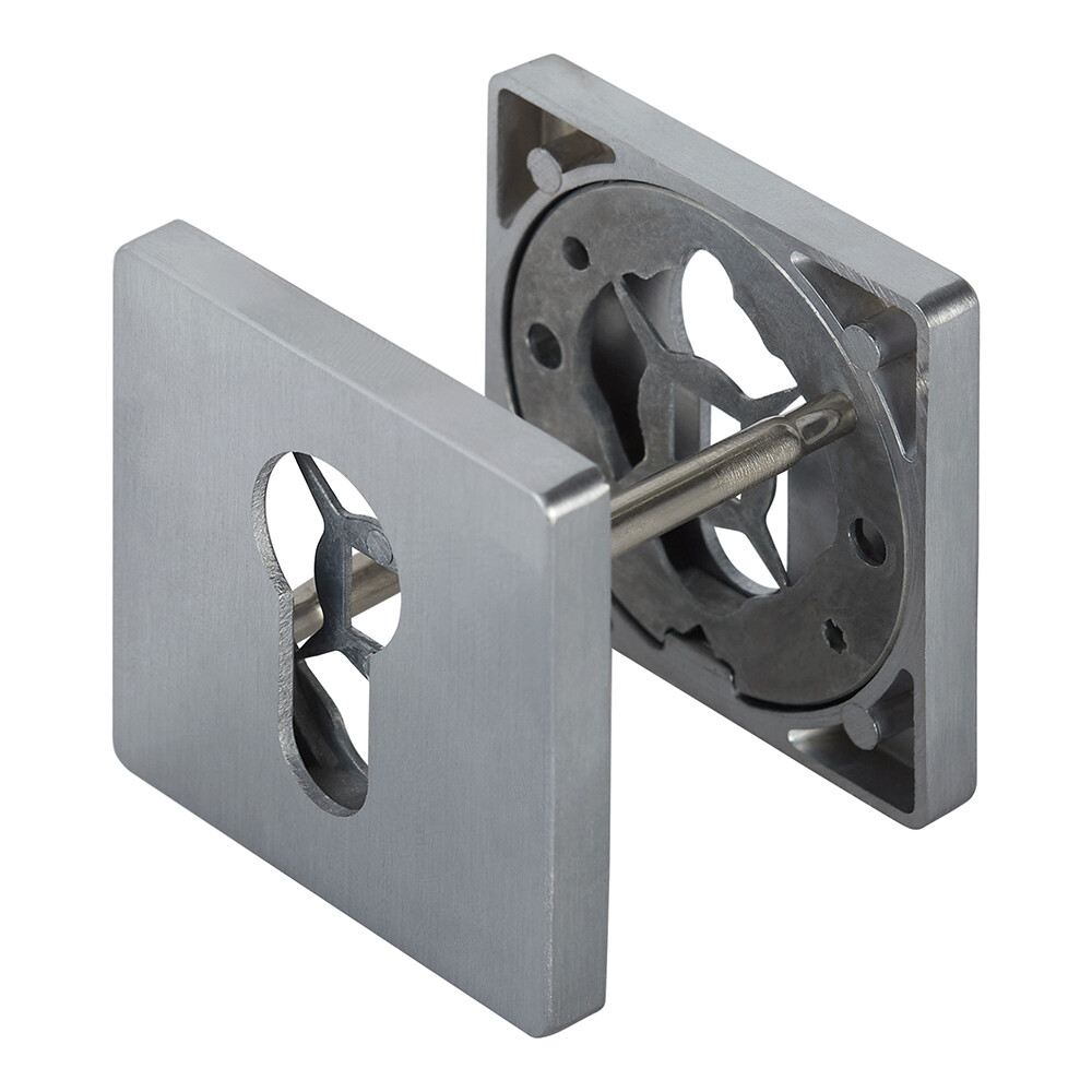 Ключевина Fuaro ET квадратная розетка сатинированный хром