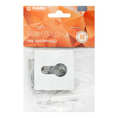 Ключевина Fuaro ET квадратная розетка сатинированный хром - фото 4