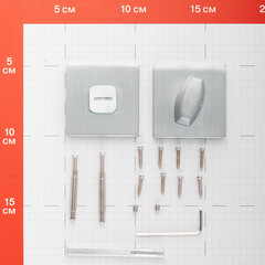 Фиксатор Fuaro BK6 квадратная розетка сатинированный хром - фото 3