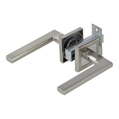 Комплект фурнитуры для двери Corsa Deco Primrose с защелкой и петлями квадратная розетка матовый никель (990310) - фото 4