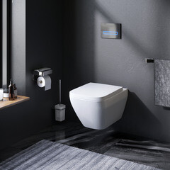 Унитаз подвесной AM.PM Spirit 2.0 безободковый с сиденьем дюропласт микролифт (C701701SC) - фото 11