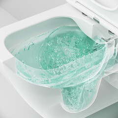 Унитаз подвесной AM.PM Spirit 2.0 безободковый с сиденьем дюропласт микролифт (C701701SC) - фото 7