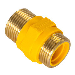 Муфта диэлектрическая прямая 3/4 НР(ш) х 3/4 НР(ш) - фото 3